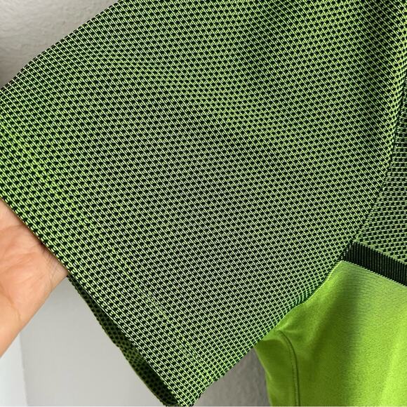 Nike Golf Modern Fit Green Button Neck Shirt Athletic Top XL - Picture 3 of 7